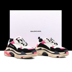 Balenciaga  Triple s Trainers Womens Pink Black